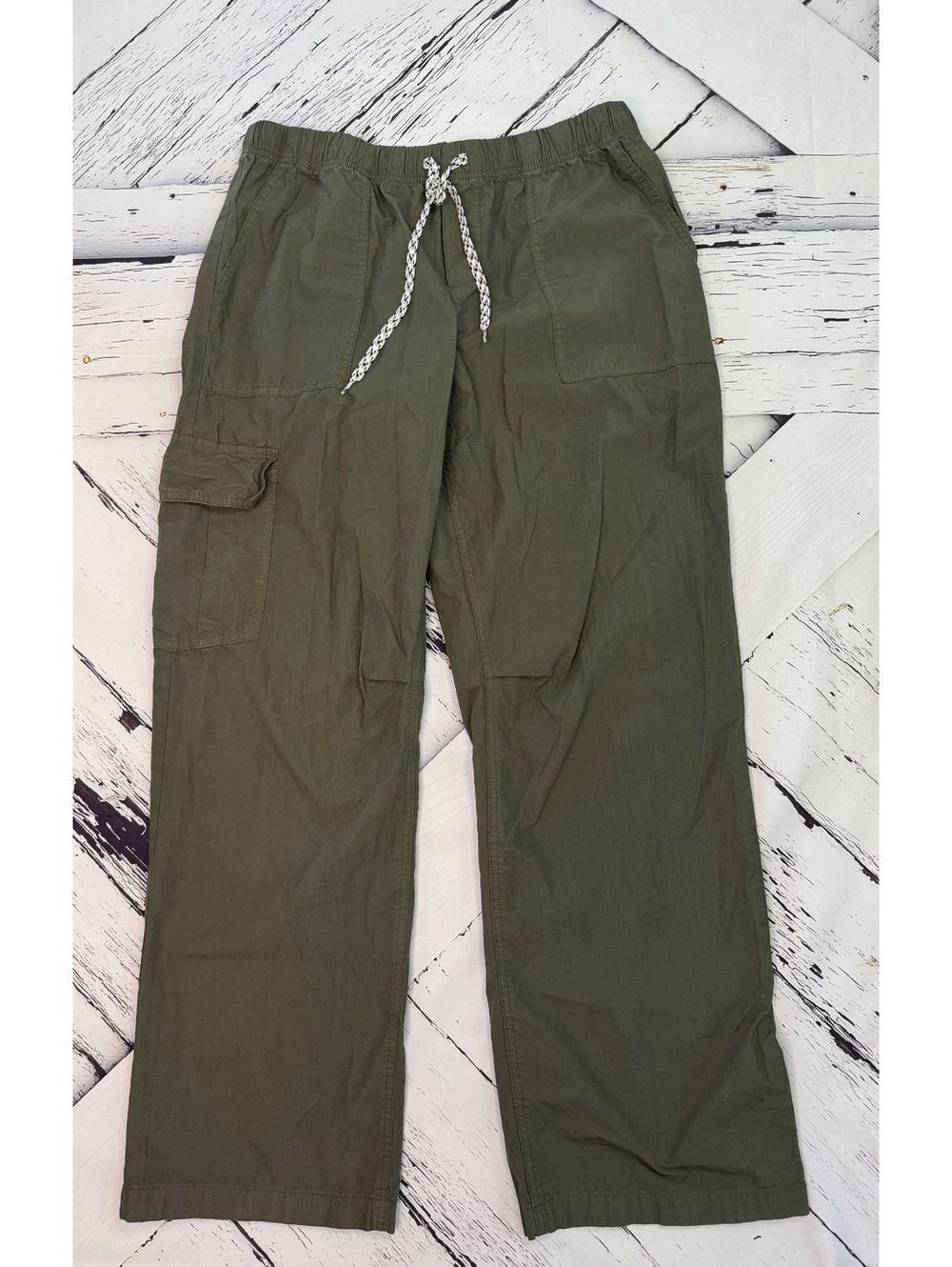 Aerie Y2K Olive Green Baggy Cargo Skater Pants Women’s Medium